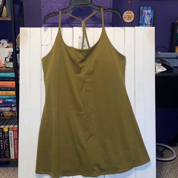 NWT Halara Everyday Cloudful Air 2-in-1 Activity Dress Fir Green Size 3XL 🤎💚 - Picture 5 of 13